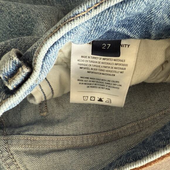 Citizens of Humanity Womens Jeans Charlotte Crop Distressed Light Wash 27 - Picture 12 of 16